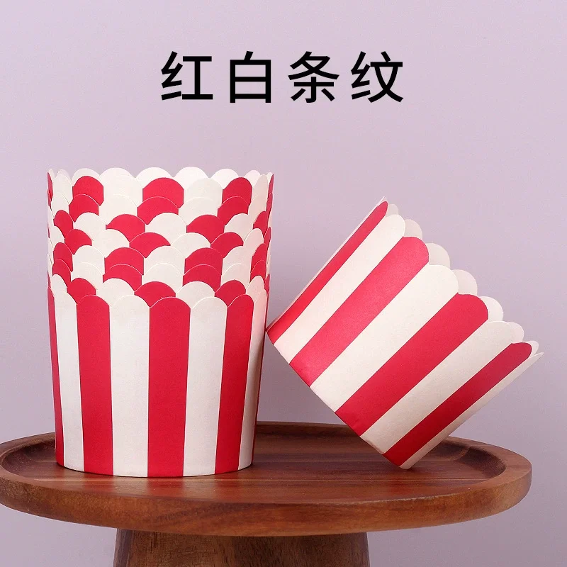 50pcs Gorgeous big foil Cupcake paper Holders wedding decorations Wrapper Wraps cake box Muffin Paper Holders