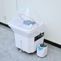 SPA Room Hair Salon Spa Equipment Movable Shampoo Bed Reclining Head Chair with Water Circulation Head Spa Mode Dedicated