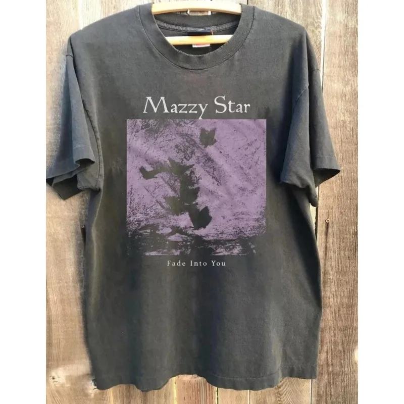 Camiseta Mazzy Star, camiseta masculina de verão, rock alternativo dos anos 90, moda casual, adequada para homens e mulheres