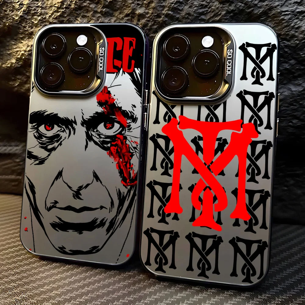 حافظة لهاتف سامسونج جالاكسي S26 S25 S24 S23 S22 S21 S20 نوت 20 FE Ultra Edge Plus 4G 5G غطاء مضاد للسقوط S-ScarfaceS TonyS