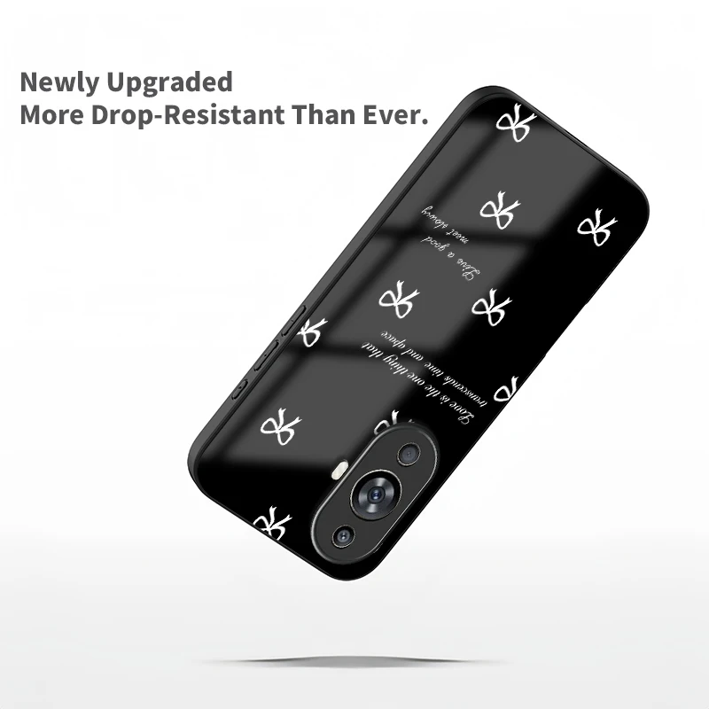 القوس عقدة طباعة جراب هاتف لهواوي نوفا 11 11i 10 9 SE Y61 Y70 زائد Y90 8 8i 7i 7 6 5i 5T 4E 3i 3 غطاء سيليكون زجاجي