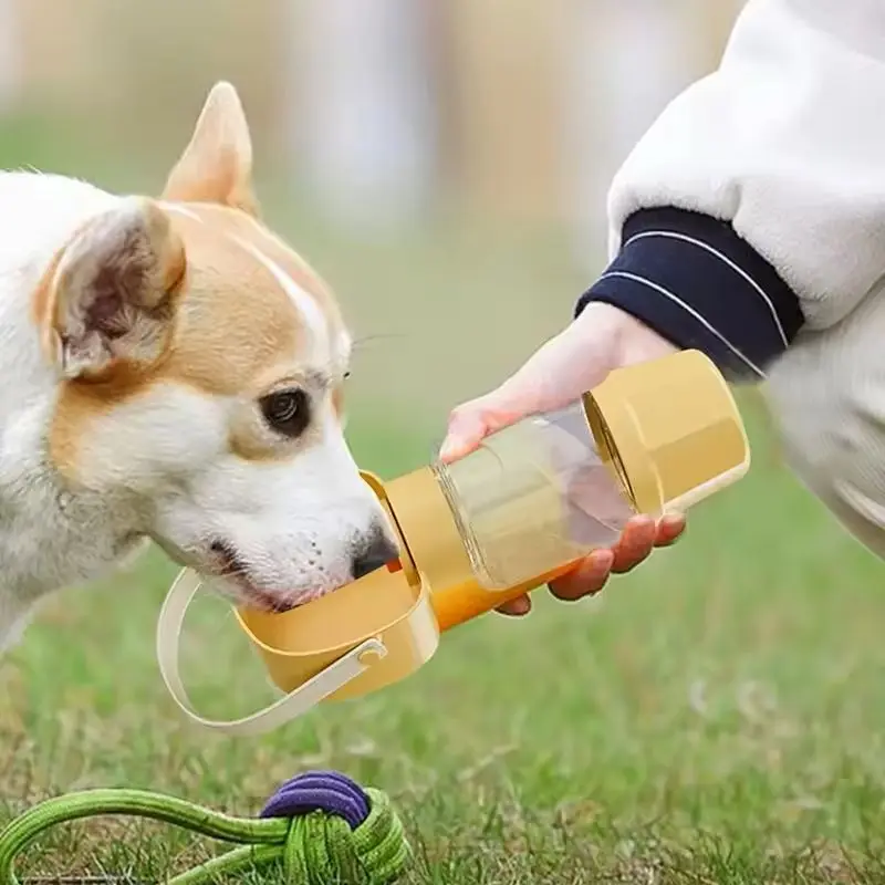 

2-In-1 Cat And Dog Companion Cup Water And Food Dispensing Dual Purpose Cat And Dog Universal Feeding And Watering carriers