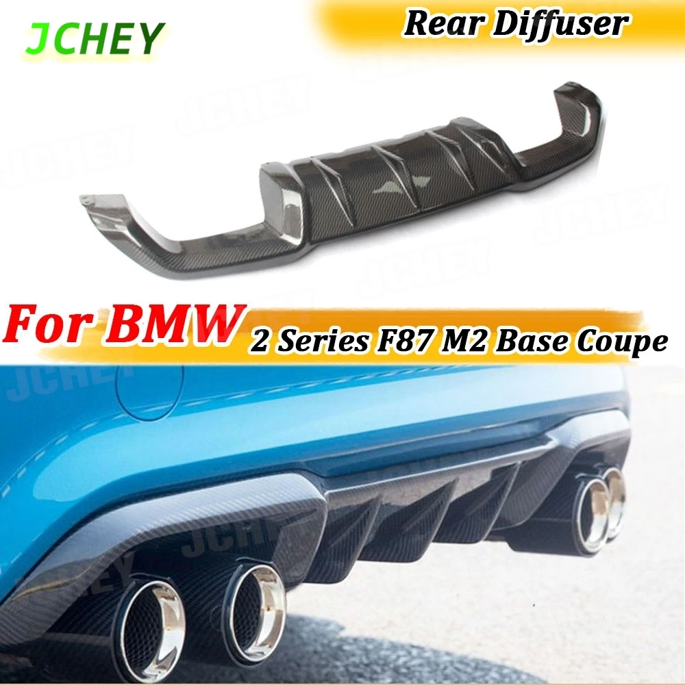 

Carbon Fiber Rear Diffuser Lip Spoiler for BMW 2 Serie F87 M2 Coupe 2 Door 2016 - 2018 FRP Shark Fin style Body Kits Accessories