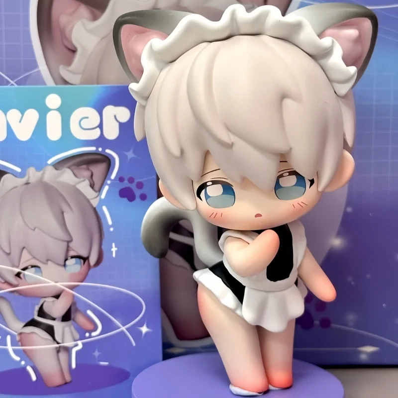 Amour et espace profond officiel Li Shen Qi & Yu Shen Xing Q-Version serviette femme de chambre série Figure Anime modèle à collectionner décor de bureau