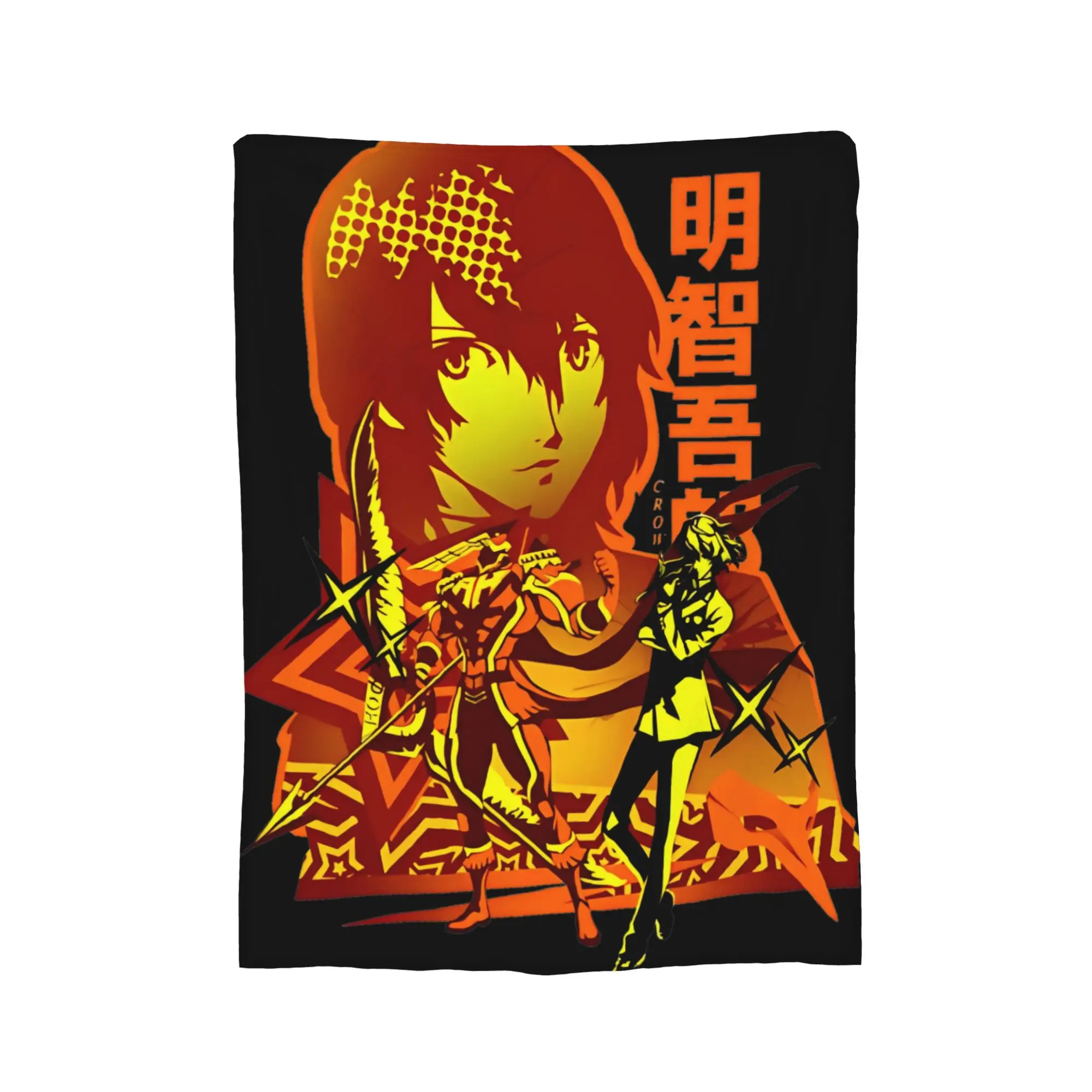 Code Name Crow Goro Akechi Fuzzy Blanket Persona 5 Fashion Throw Blanket for Home 125*100cm Quilt