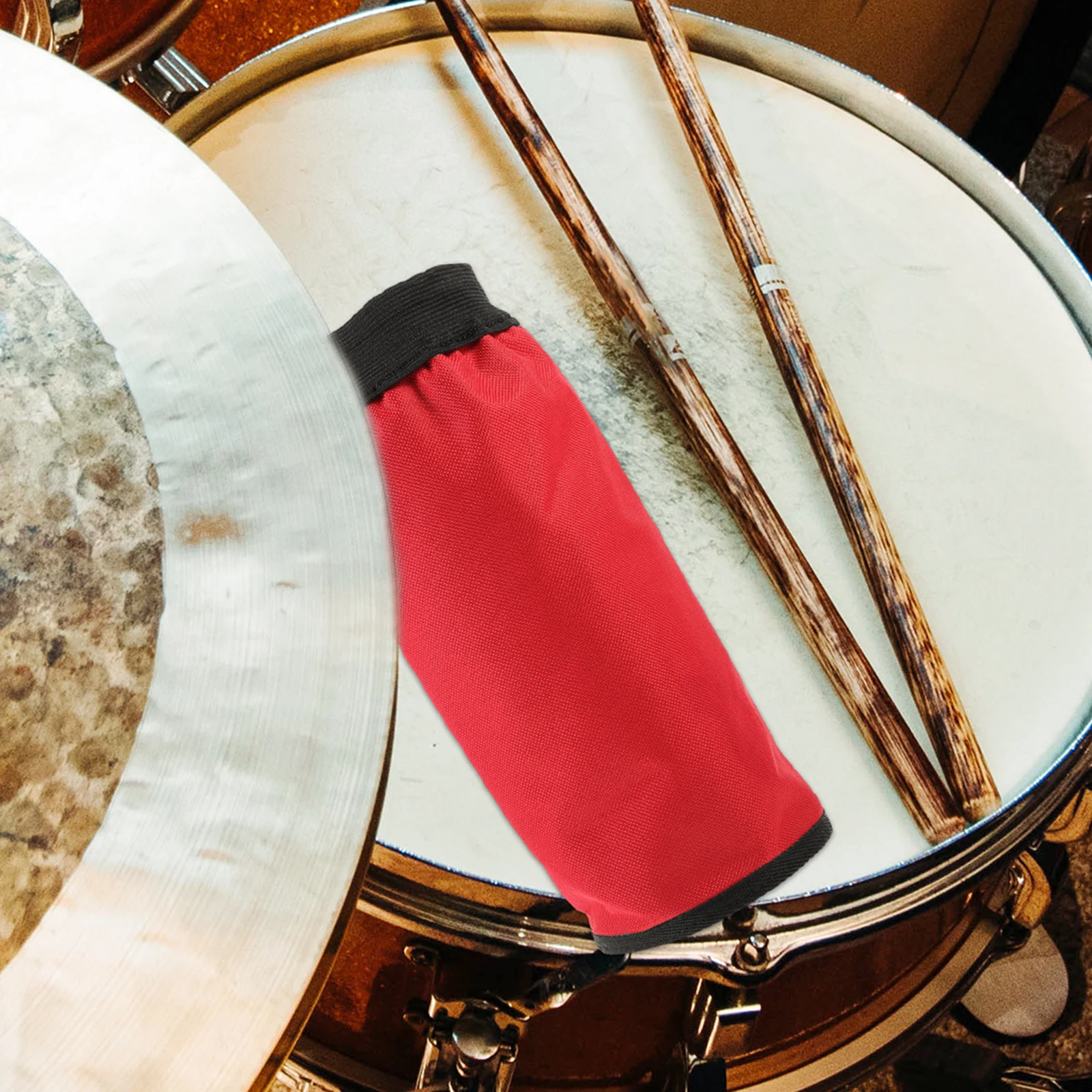 

Drumstick Barrel Red Single Screw Large Capacity Durable Storage Bag For Drumsticks Portable Drum Accessory Case Tool ganizer