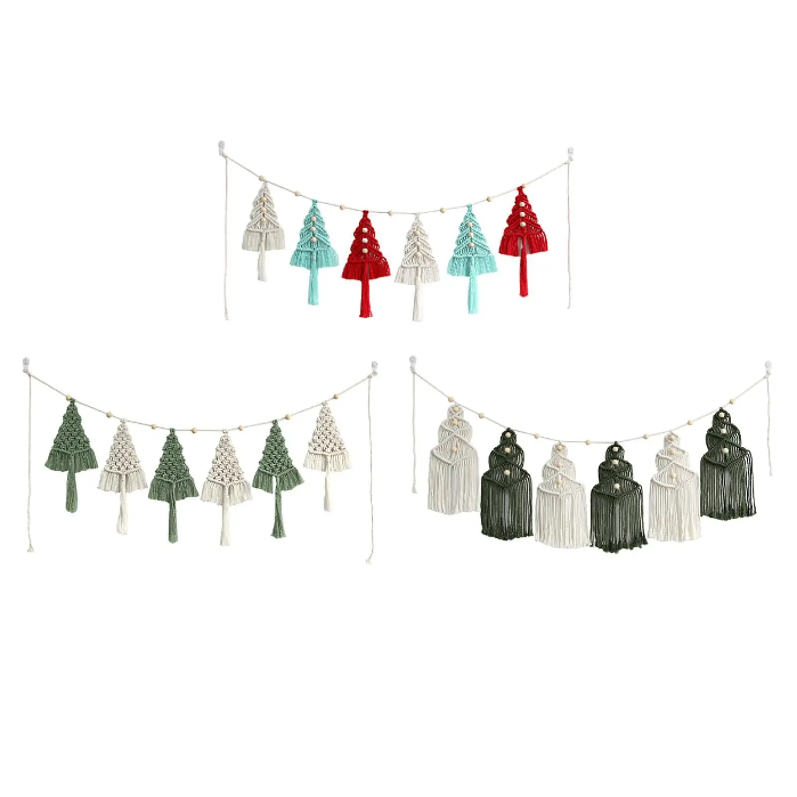 Nordic Tapestry Featuring Christmas Tree for Festive Wall Decor