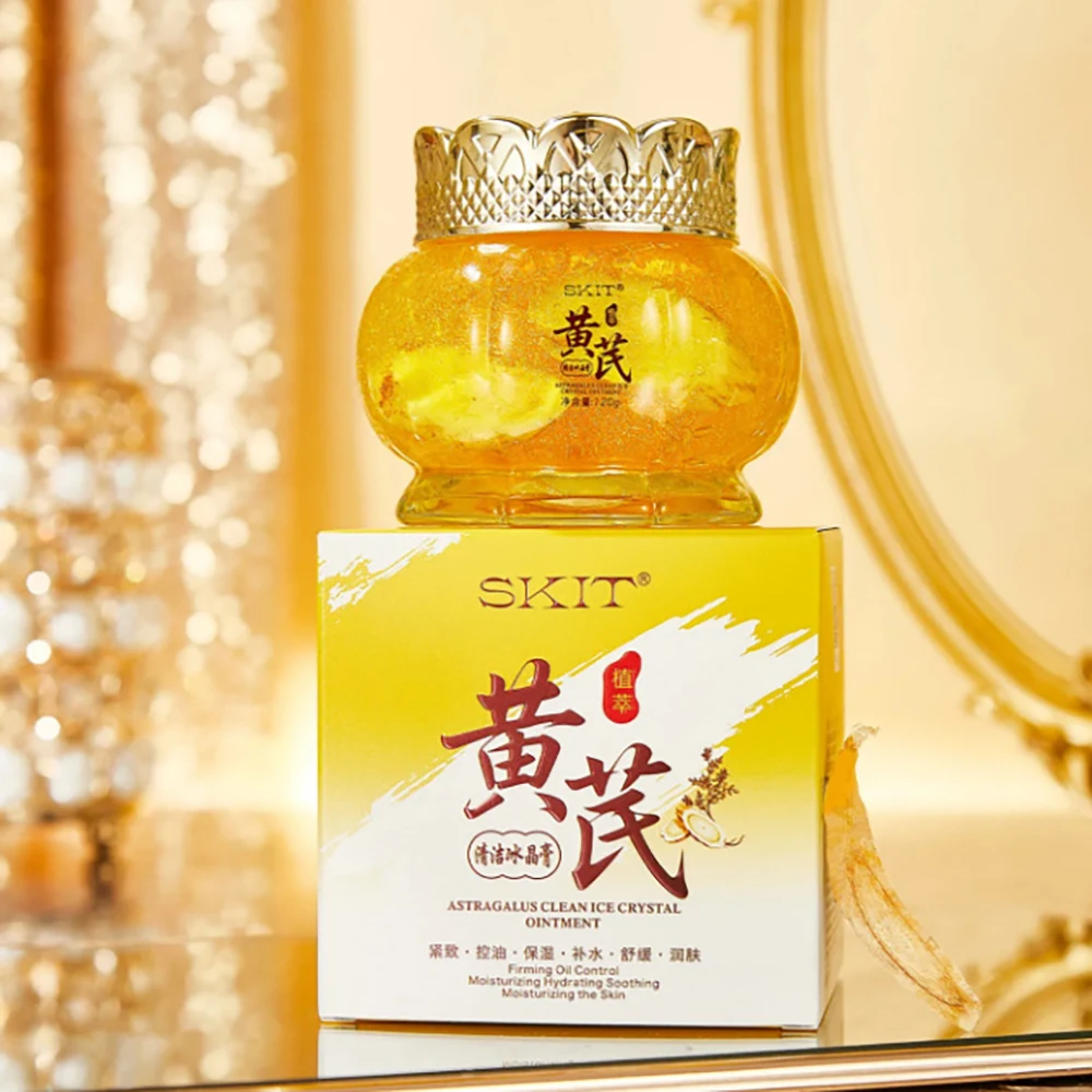 

Huangqi Clean Ice Crystal Cream Skincare Soothing Cleansing Pores Gel Makeup Removal Ice Crystal Remove Blackheads Oil Control