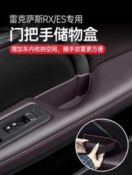 For Lexus RX350 ES200 NX350h RZ 2023 TPE Front Rear Door Handle Storage Box 4pcs