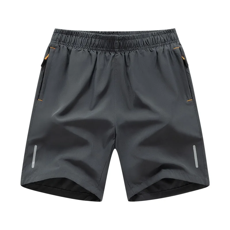 2024 Casual Sports Shorts for Men's Summer Ice Silk Breathable Loose Large Size Cool and Quick Drying Fashion Elastic Casua