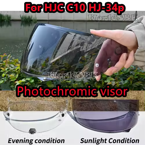 Visor Lens for HJC HJ-34 PMotorcycle Helmet for C10 Replace Anti-UV Anti-Scratch Dustproof Wind Shield Motorcycle Accessories - Image 11