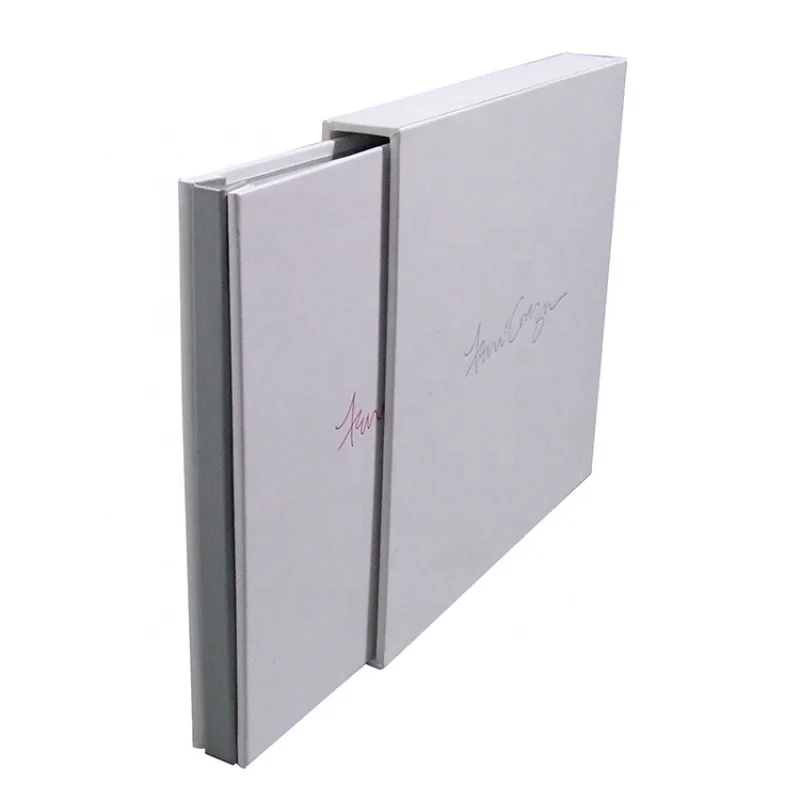 

Custom Cheap High Quality Printing Casebound Hardcover Book With Slipcase