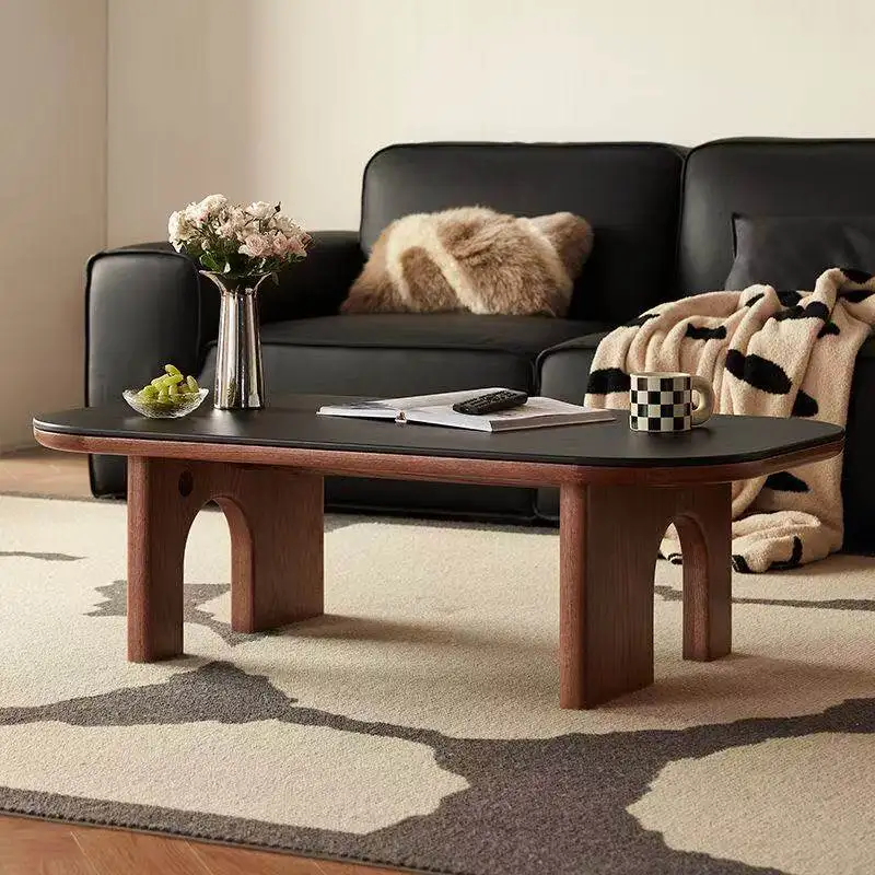 

Luxury Modern Side Table Writing Moving Standing Designer Living Room Coffee Table Wood Mesa Auxiliar Chinese Style Furniture