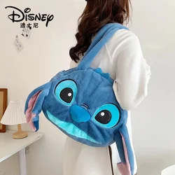 Disney Stitch Angel prosta i wszechstronna torba na ramię wypchane zwierzę torba kreskówka jeden torba na ramię prezent urodzinowy