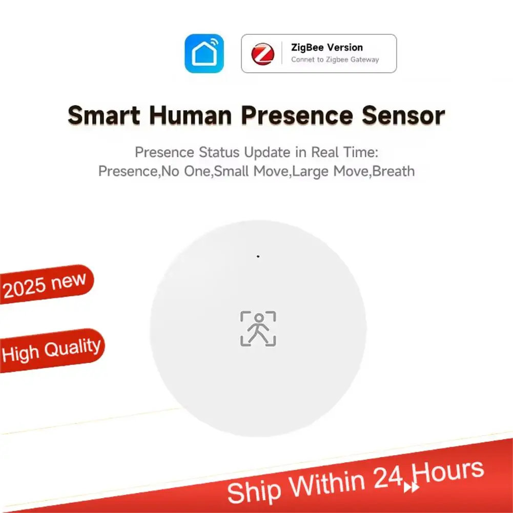 ~【A48T HOT】Tuya Zigbee 24G Human Presence Detector Person High Precision Rader Detection Motion Static Sensors