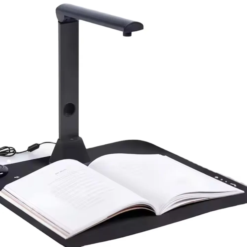 Portable autofocus OCR document scanner with 21MP high definition pixels, scanning A3/A4