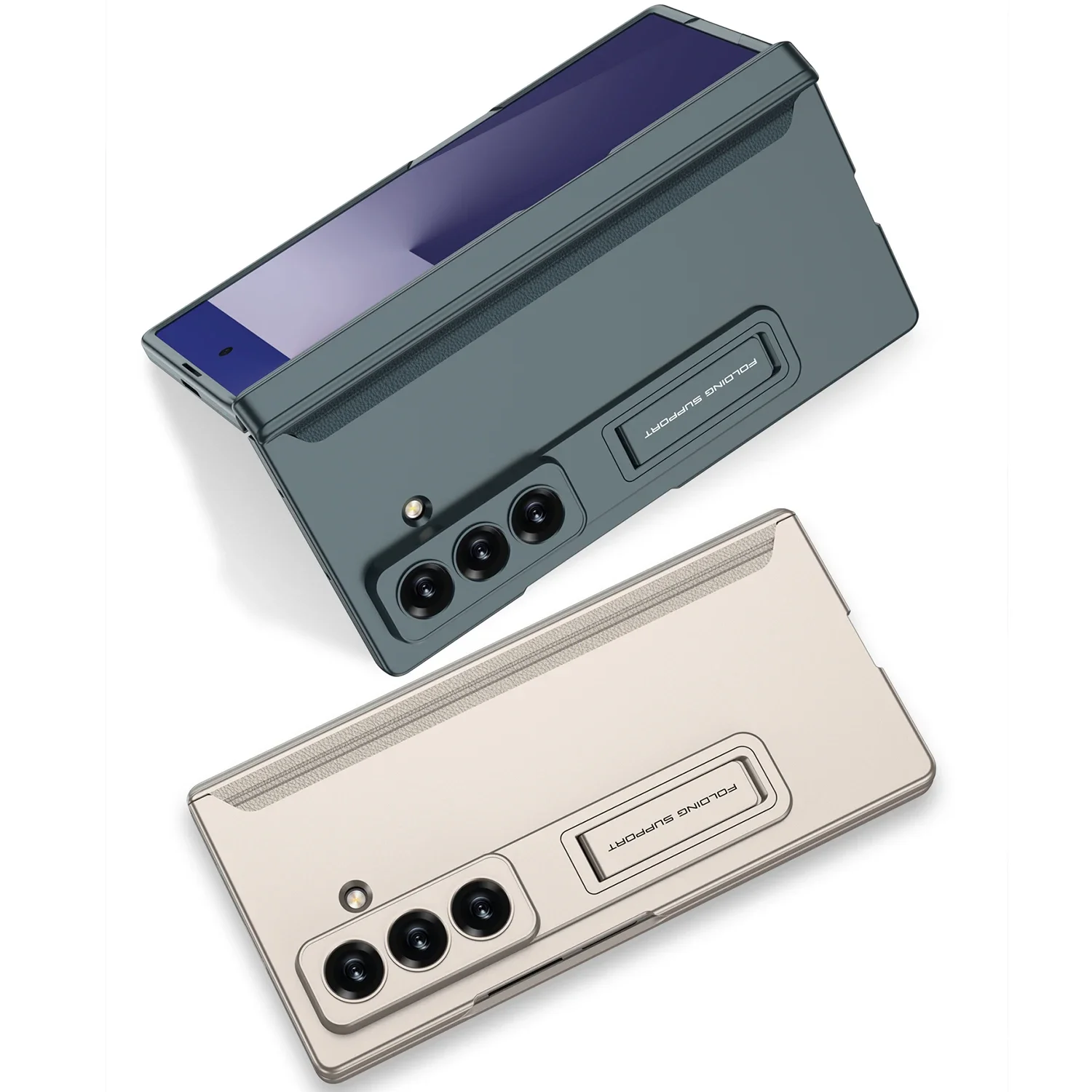 Все включено чехол для телефона с магнитным шарниром для Samsung Galaxy Z Fold 7, 6, 5, 4, 3, 5G с защитным стеклом для экрана, противоударный чехол