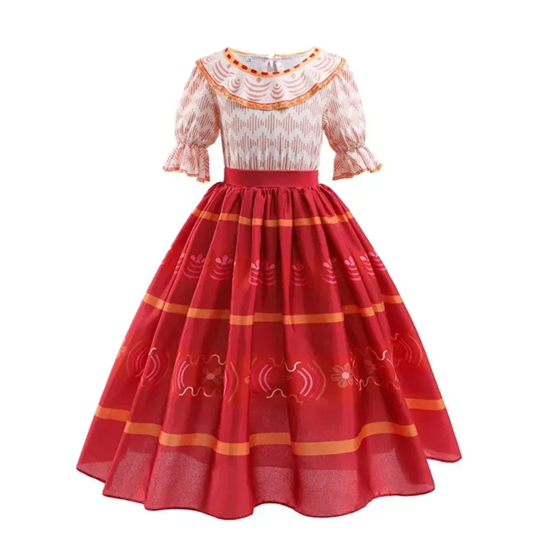 ❤ Disfraz de Madrigal para Niñas, Vestido de Fiesta de Mirabel Dolores, Disfraz de Luisa Pepa para Halloween, Cosplay Infantil, Nuevo y Elegante Coszi 2026