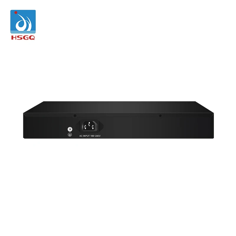 HSGQ-SG2024P 24 Porte RJ45 da 1000 m Switch Switch PoE da 300 W Switch Poe Ethernet di rete non gestita gestita 52 V per telecamera IP CCTV