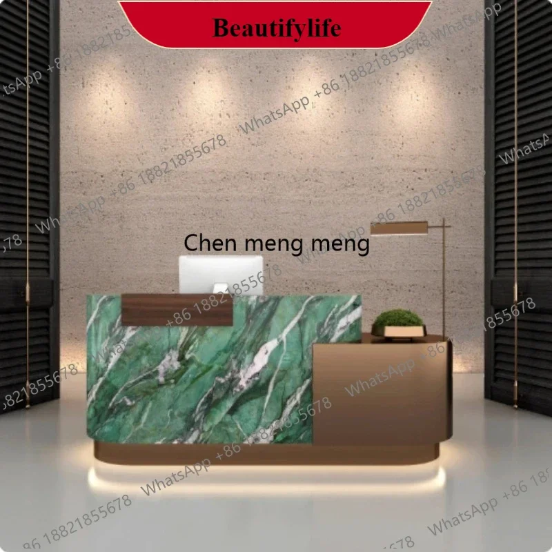 

Designer Cashier Reception Desks Modern Restaurant Retail Store Reception Desks Contemporary Tresen Rezeption Office Furniture