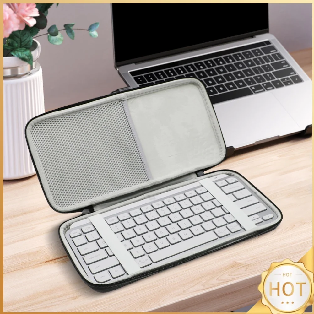 EVA Hard Case Illuminated Keyboard Protective Storage Bag Carry Case for Logitech MX Keys Mini Keyboard