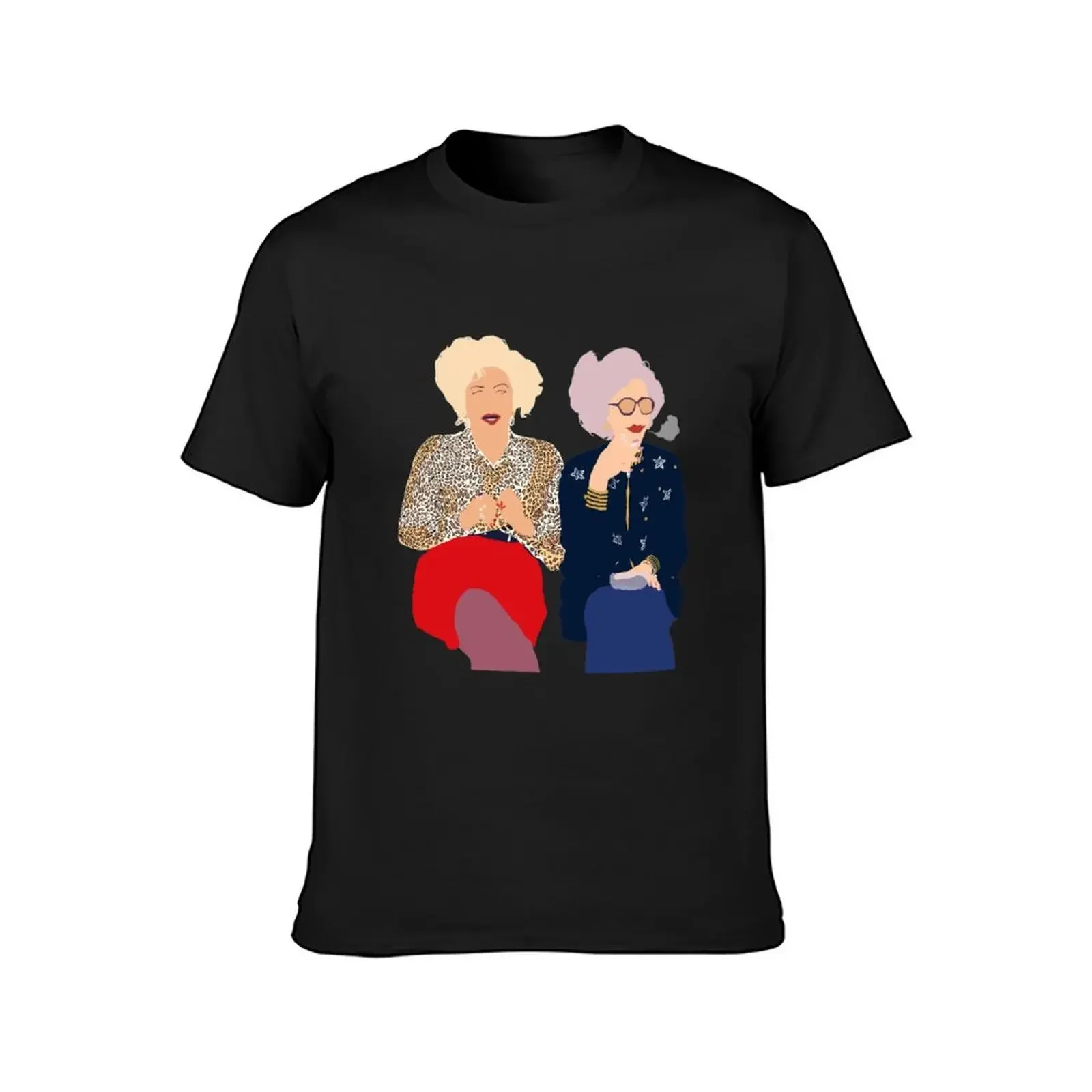 Sylvia Fine and Grandma Yetta Simple (The Nanny) T-Shirt oversized graphic tee Men's t-shirt