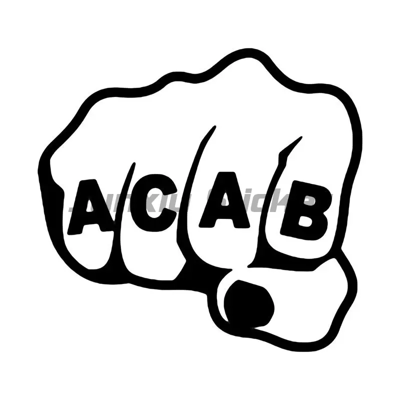 ACAB Text Car Sticker Funny Vinyl Decals Motorcycle Accessories Stickers