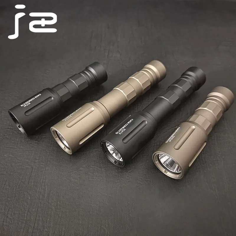 Sotac V2 휴대용 손전등 전술 고출력 금속 CNC 소컷 라이트, 백색 LED 에어소프트 사냥 권총 무기 램프, 1300 LM