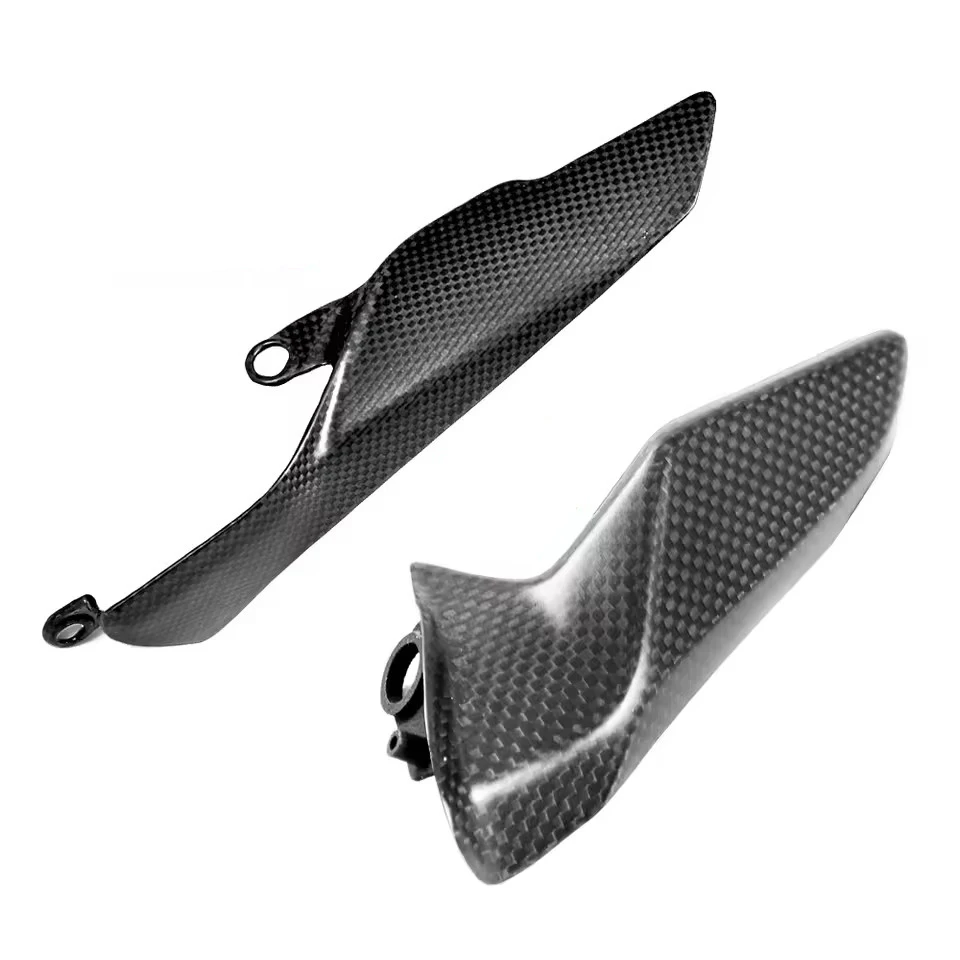 

Motorcycle Carbon Fiber Upper Lower Chain Guards For DUCATI Streetfighter / Panigale V2 1199 1299 Rear Chain Protection Covers