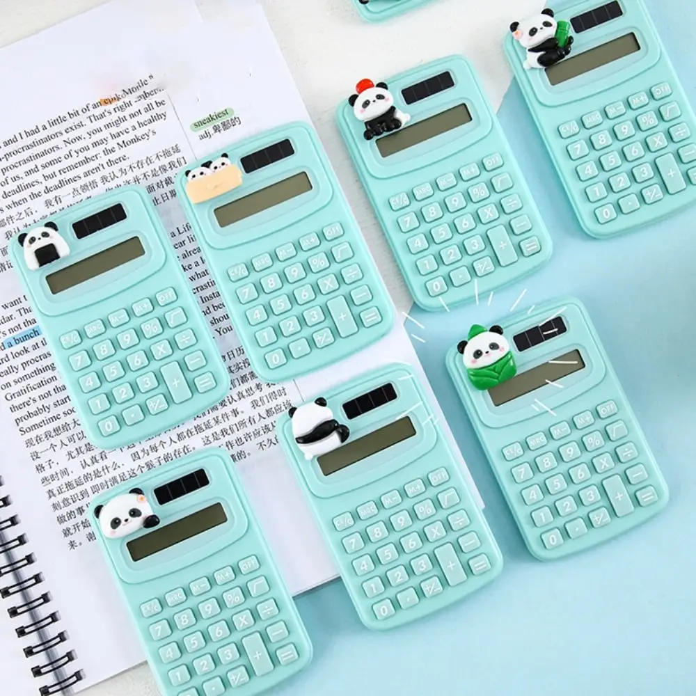 

Fashion 8 Digits Mini Calculator Silicone Button Creative Student Stationery Lightweight Cartoon School Supplies School