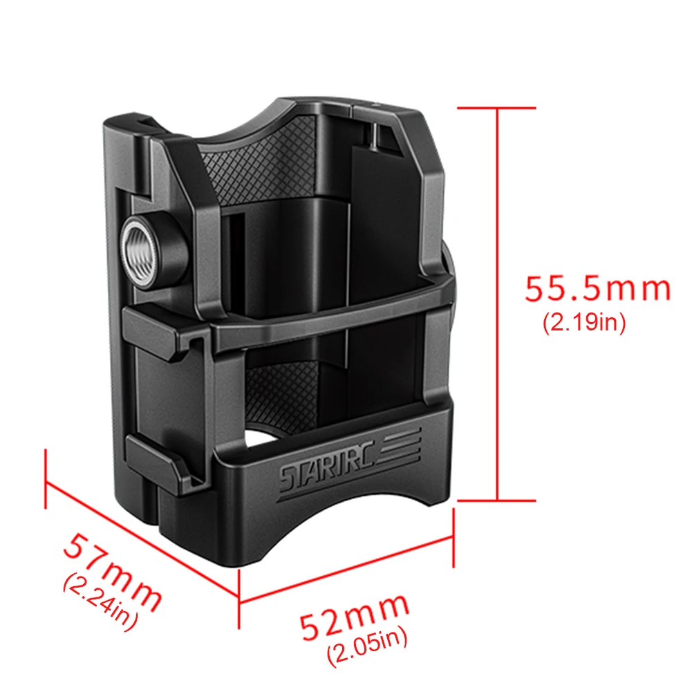 محول توسيع لـ DJI Osmo Pocket 3 حامل إطار متعدد الوظائف إطار حماية مع فتحة لولبية 1/4/حذاء بارد