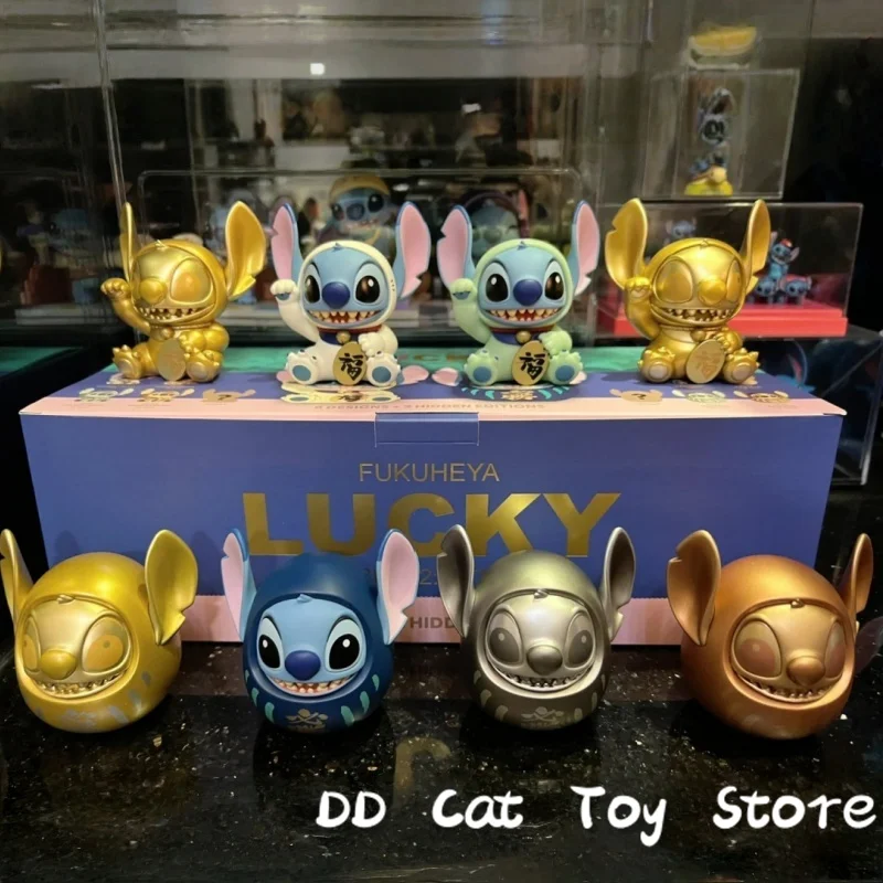 

Genuine Fukuheya Disney Lucky Stitch Series Blind Box Cute Stitch Action Figure Desk Decor Ornament Surprise Box Birthday Gift
