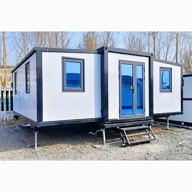 20FT New Model Portable Tiny House Prefabricated Living Home Movable Luxury Trailer House with Bedroom Kitchen 3 Bedroom  Casas