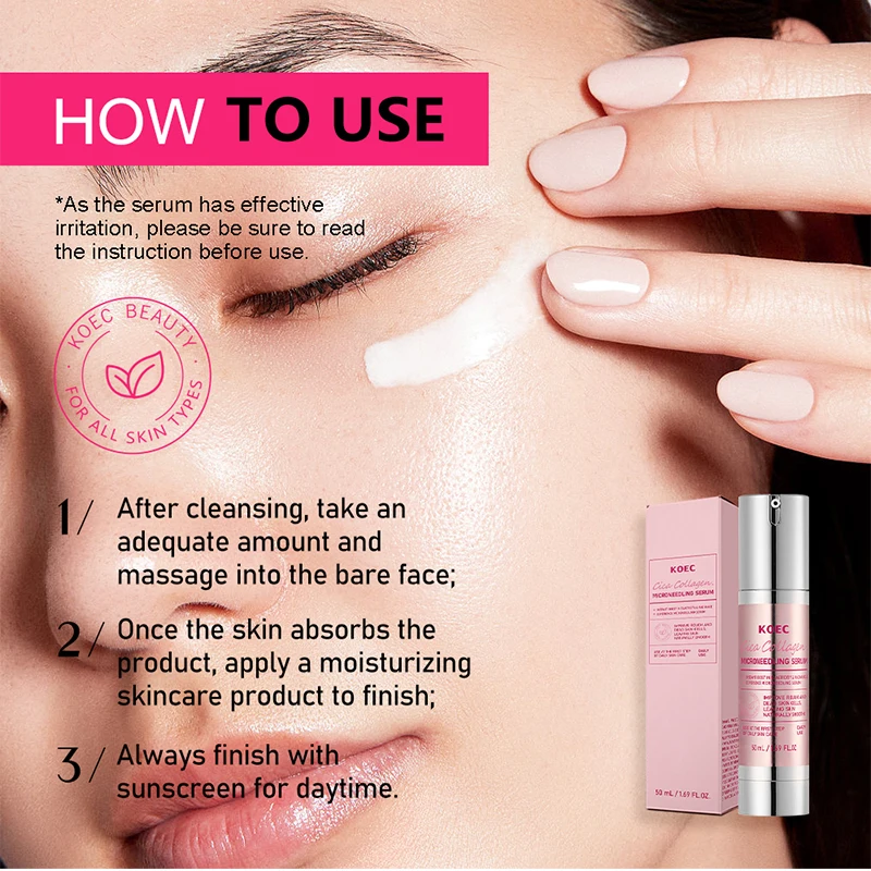 مصل Spicule Microneedling، تقشير المسام، معزز ترطيب مستخلص الصبار من Centella Asiatica Propolis، العناية بالبشرة من الزجاج الكوري #6