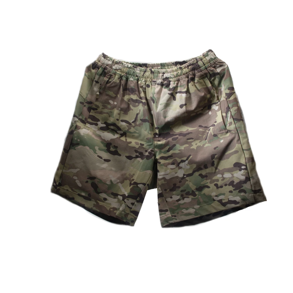 

Men's Summer Tactical Camo Shorts - Breathable Outdoor Sports Casual Wear with Elastic Drawstring Waist