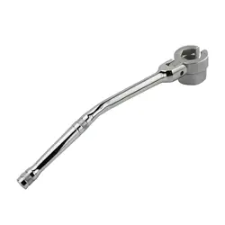 Oxygen Sensor Flex Head Wrench Adjustable Spanner Socket 22mm 7/8in Heavy Duty Easy to Install Removal Tool for Car Accs