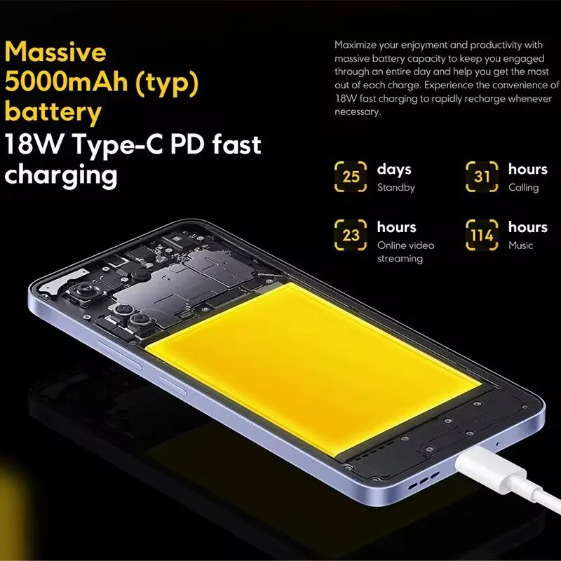 POCO C65 Global Version 8GB 256GB MediaTek Helio G85 Octa Core NFC 5000mAh Fast Charging 6.74 