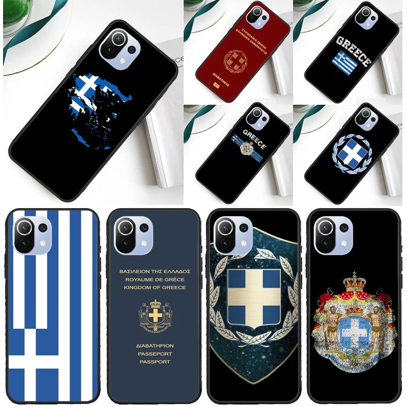 Greece Greek Flag Cover For Xiaomi 13 14 Ultra 11T 12T 13T 14T Pro POCO X7 Pro X3 X5 F3 F5 F6 M6 X6 Pro Case