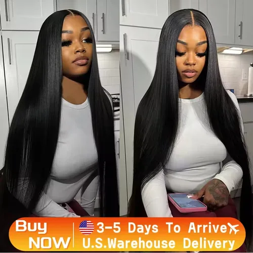 Peluca Frontal de encaje 13x6 transparente HD recta de hueso de 220 de densidad pelucas de cabello humano brasileño 13x4 360 Hd con encaje Frontal para mujeres negras