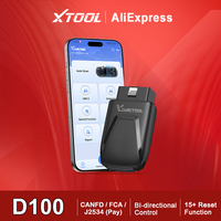 VDIAGTOOL D100 OBD2 Scanner Full Systems Diagnostic 15 Resets Bi-directional Test BT Car Diagnostic Tool Lifetime Free Update