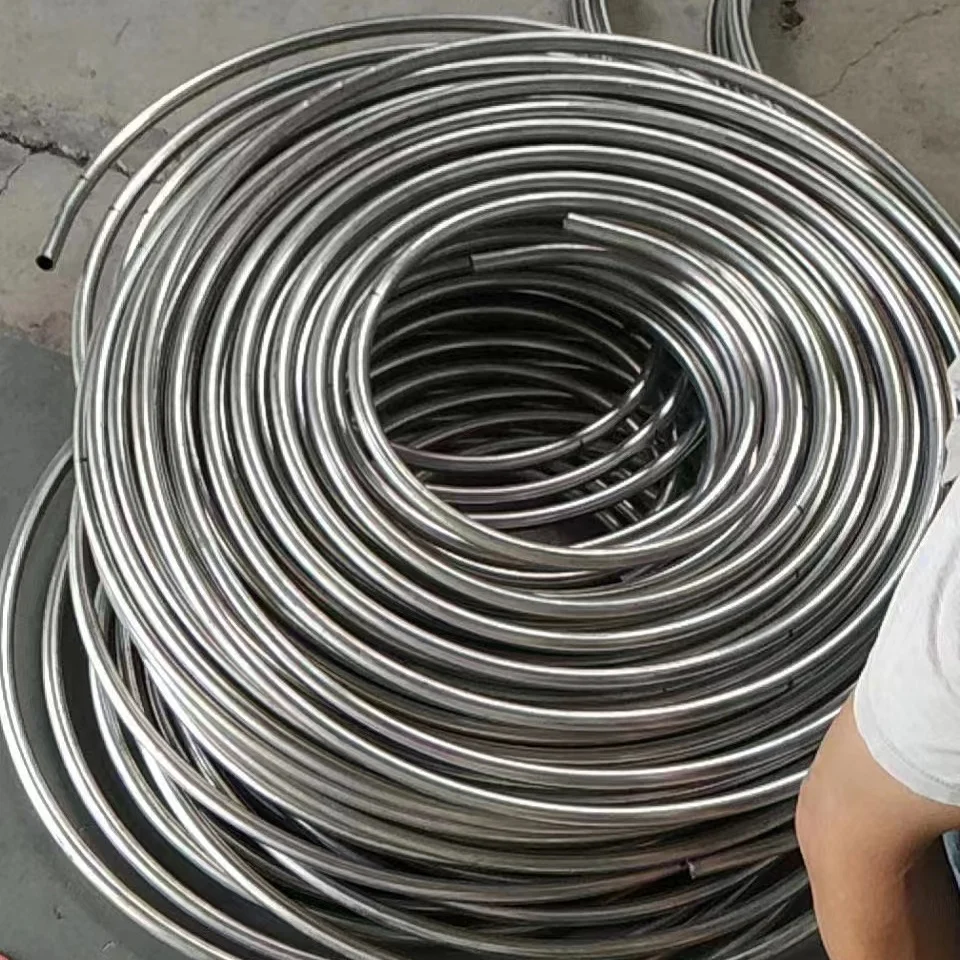 

Good Quality Factory Direct Sale Ss 316 304 Cooling Pipe Coiled Stainless Steel Tube Heating Coil Wholesale Direct