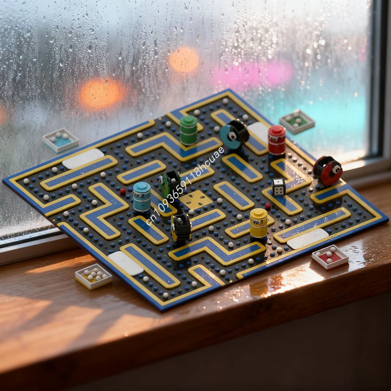 

1608pcs MOC PAC MAN Boardgame Gamesed Model Building Blocks Toys Construction DIY Creative Christmas Gifts Idea Kids Birthday