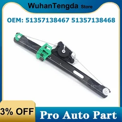 Back Door Power Window Regulator Without Motor 51357138467 51357138468 for BMW 1 Series E87