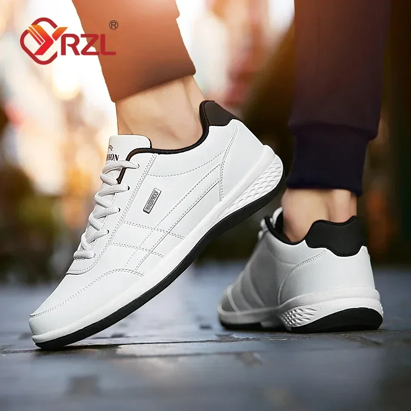 YRZL Men's Sneakers Running Shoes Sneakers Trend Outdoor Sports Casual Male Sneaker Non-Slip Footwear Vulcanized Shoes Masculino image 6