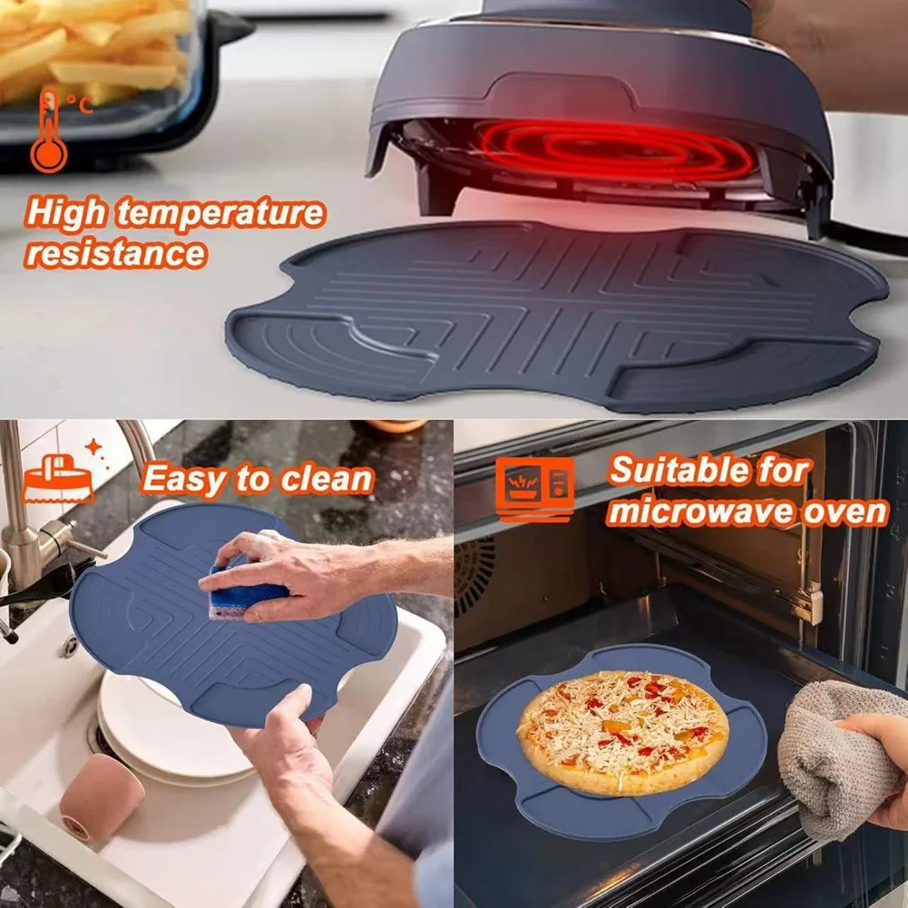 

B98A-2 шт. силиконовые подушечки для фритюрницы для ниндзя, хрустящие термостойкие подушечки для горячих подушечек, папки для защиты столешниц от царапин