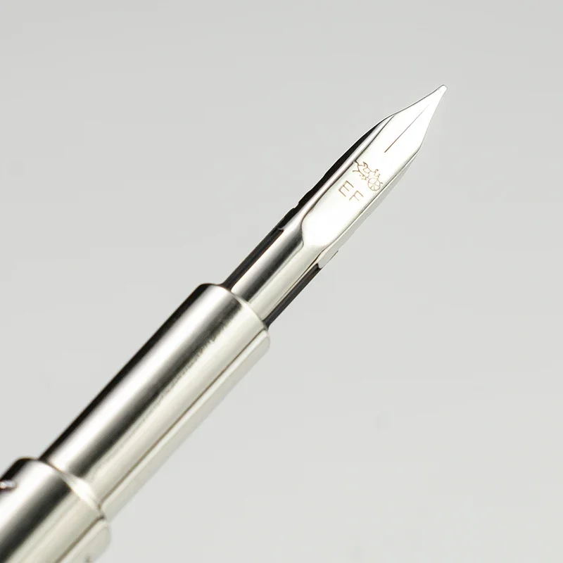 Limited Edition Color ! Jinhao 10 Retractable Press Fountain Pen EF/F Nib with Ink Converter Writing Gift Pen, Gradient Coffee