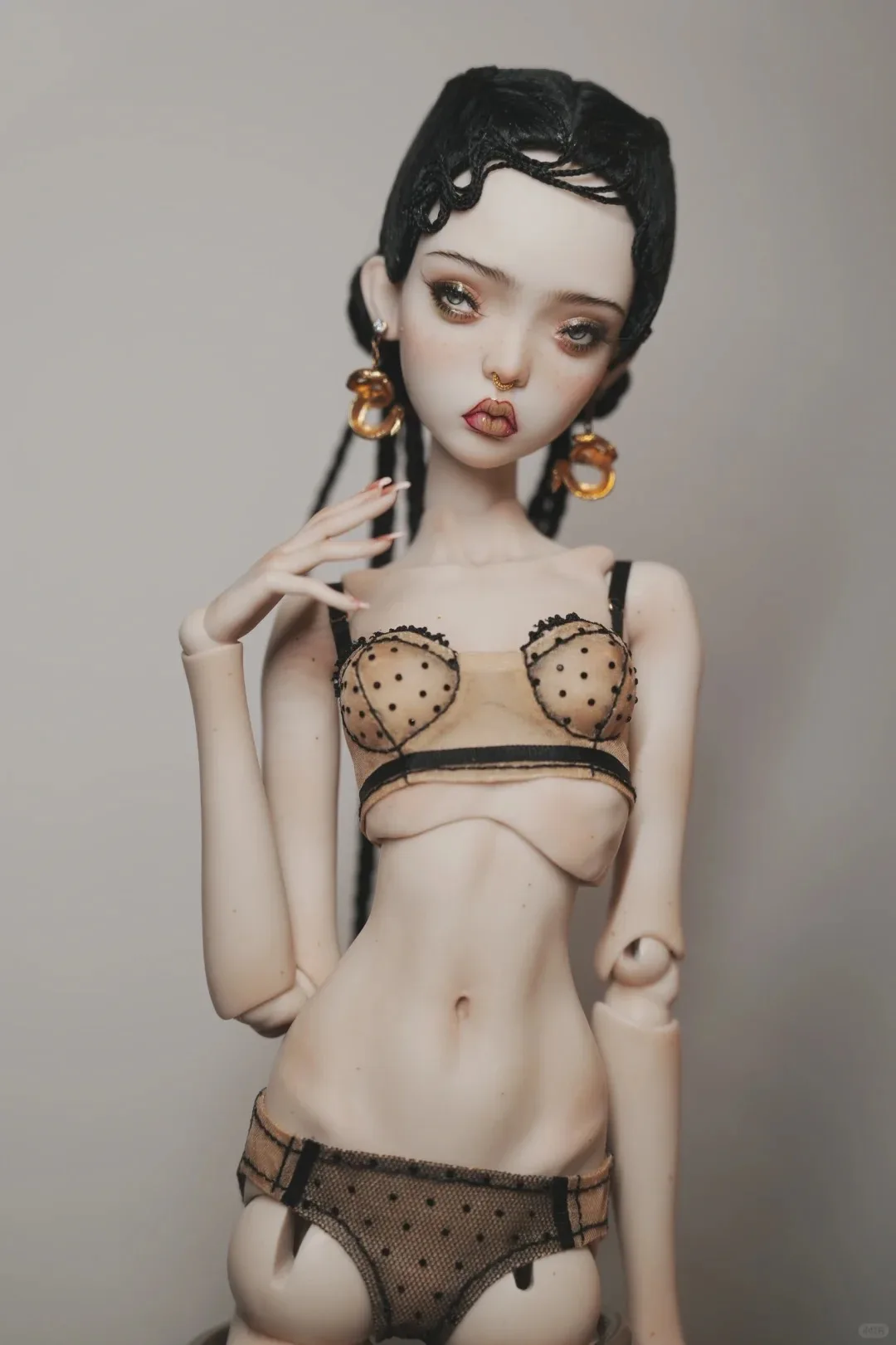 

New SD BJD Doll 1/4 popovy Sisters owl girl model delicate make up movable joint doll new toys