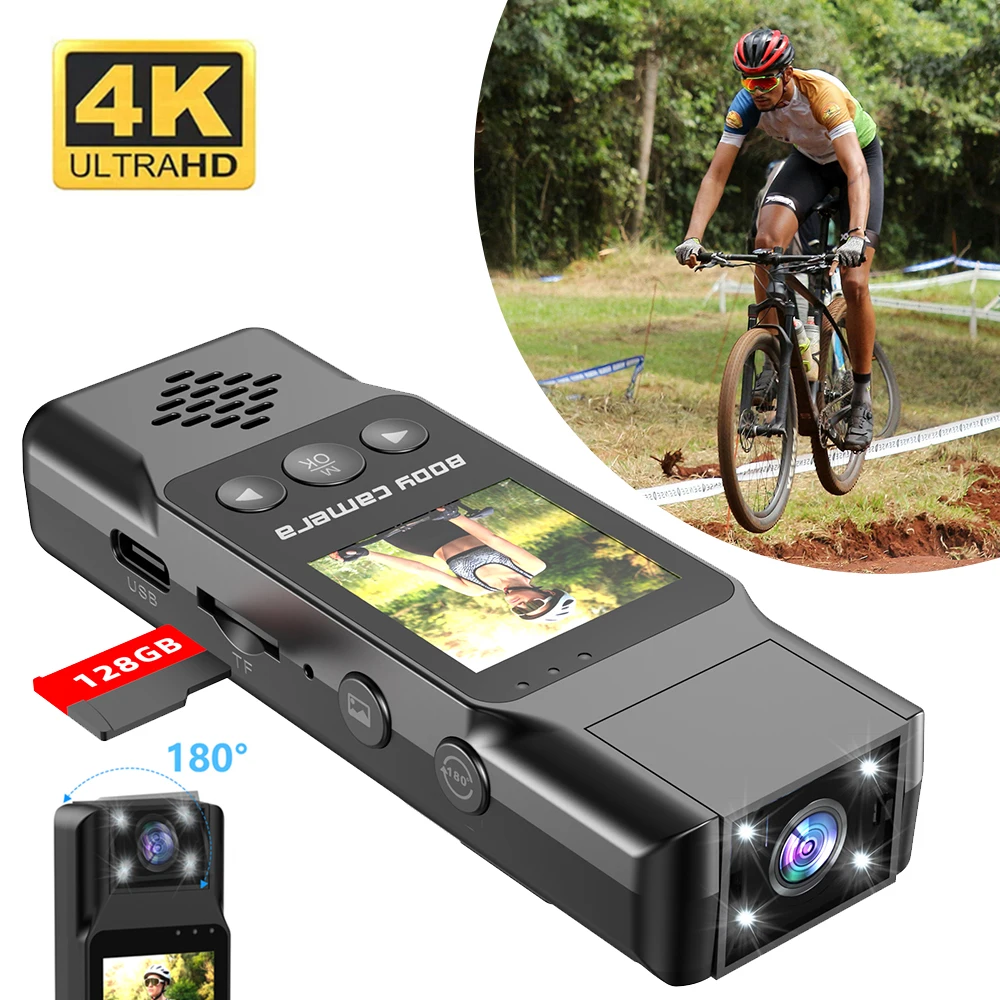 L13 Ultra HD 4K WiFi Mini Kamera 1080P Tragbare Digitale Video Recorder Polizei Kleine Körper Cam Nachtsicht DV Miniatur Camcorder