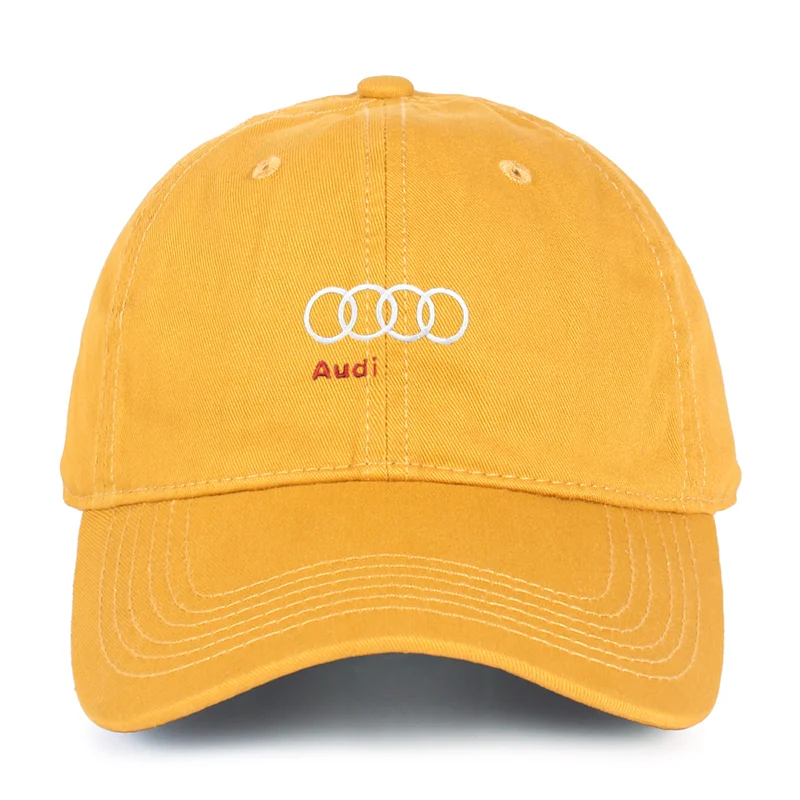 Car Logo Embroidery Snapback Baseball Cap Adjustable Casual Hats for Audi A7 A3 A4 A6 A5 Q5 A1 Q7 Q3 Q4 TT SQ5 RSQ3 RSQ8 S3 S4