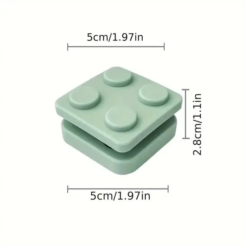 1pc Headphone Line Cord Holder Silicone Durable Reusable Earphone Cable Winder Multifuncational Mini Utility Cable Storage Box